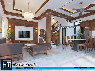 Thiết kế thi công nội thất nhà phố tại Vĩnh Bảo, Hải Phòng